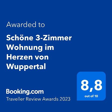 Schoene 3-Zimmer Wohnung Im Herzen Von Wuppertal Extérieur photo